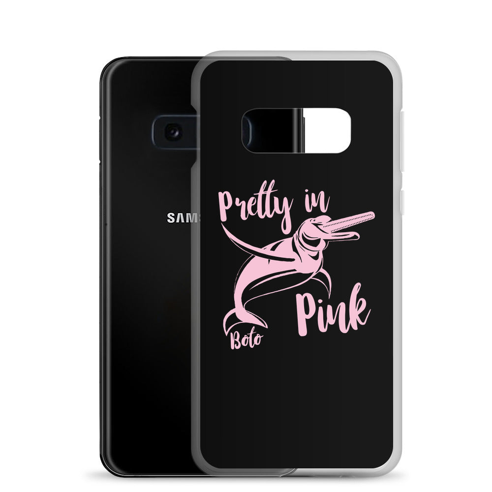 Pretty in Pink Samsung Case Black - Splashing Apparel