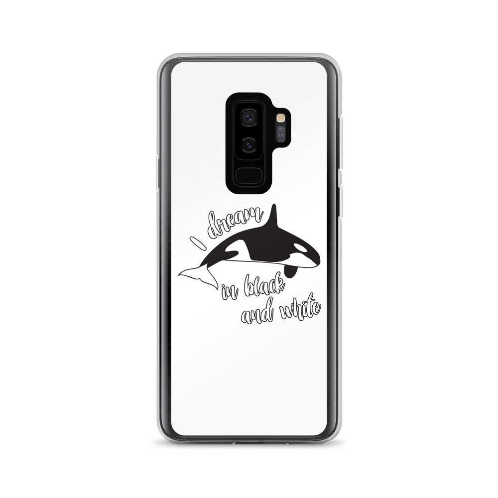 Dream in black and White Samsung Case - Splashing Apparel