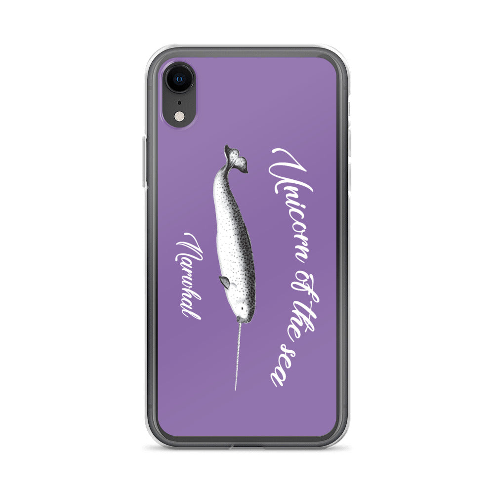 Unicorn of the Sea iPhone Case Purple - Splashing Apparel