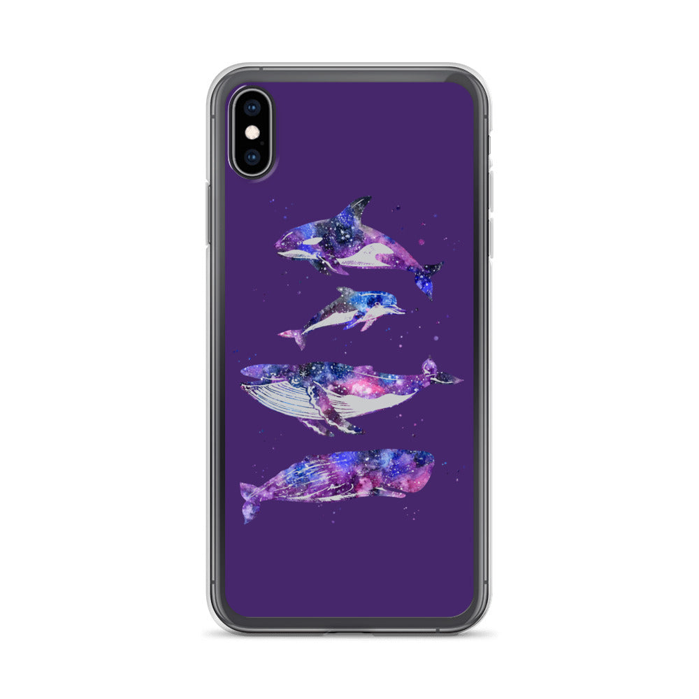 Cosmic Beauties iPhone Case Purple - Splashing Apparel