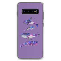 Stary Whales Samsung Case Purple - Splashing Apparel