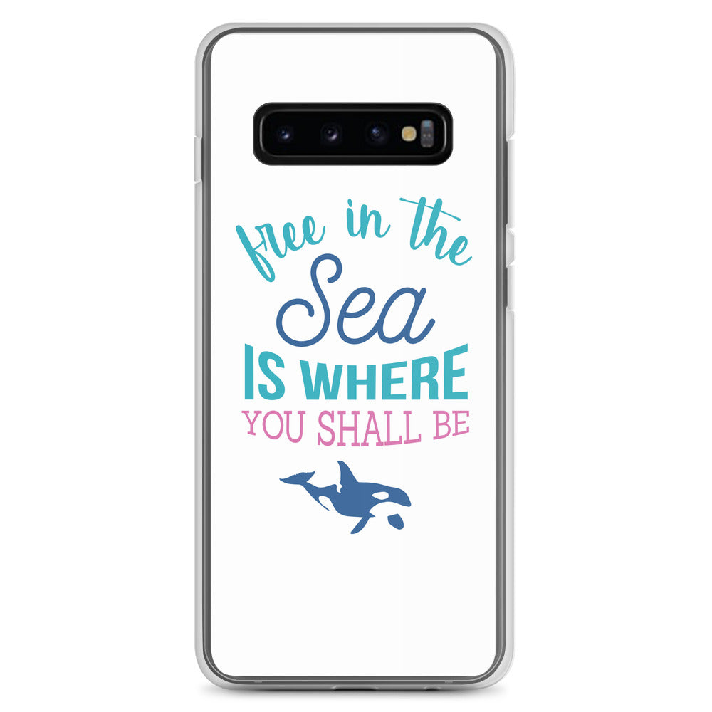 Free in the Sea Samsung Case - Splashing Apparel