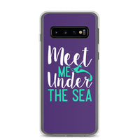 Meet Me Under the Sea Samsung Case Purple - Splashing Apparel