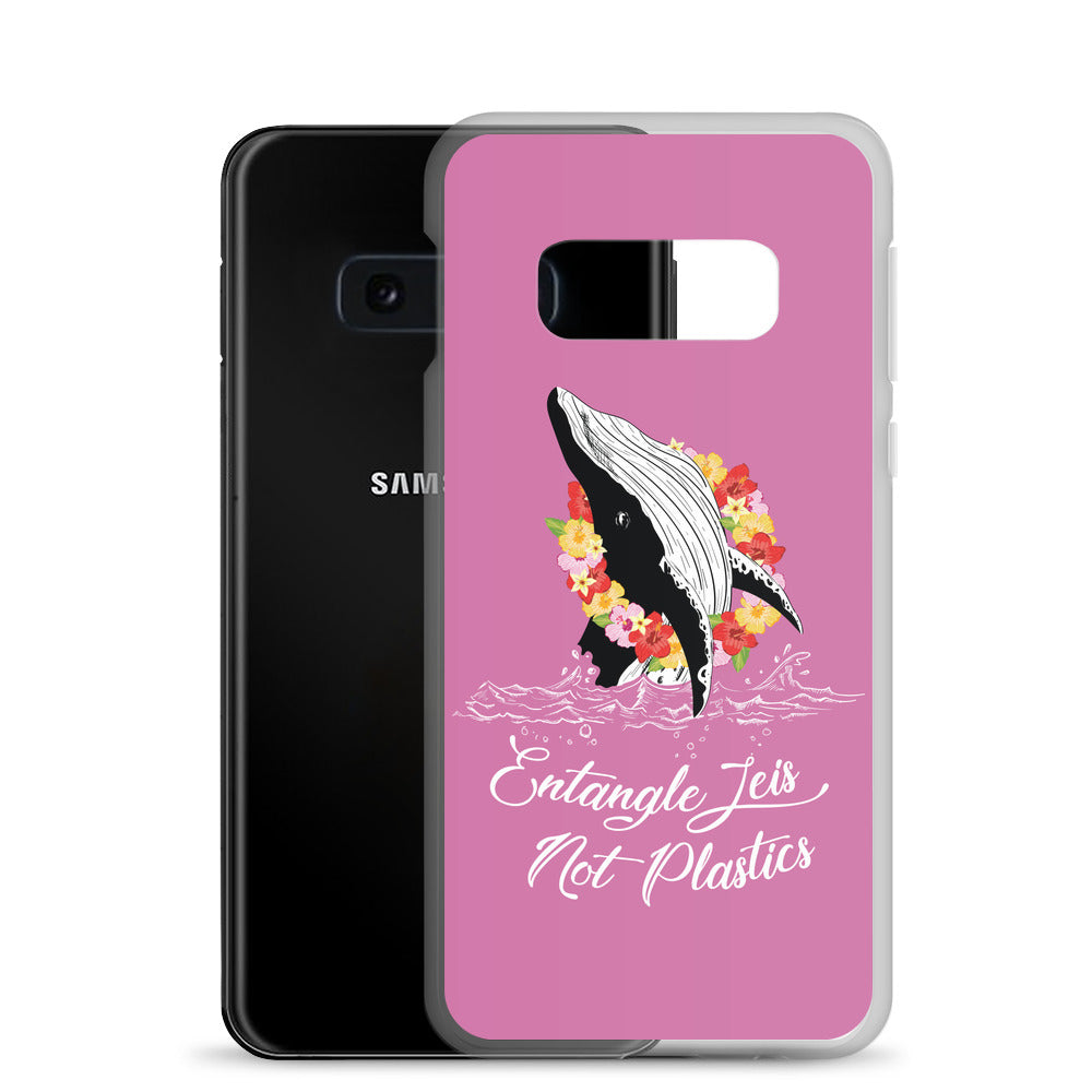 Entangle Leis Samsung Case Pink - Splashing Apparel