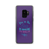 Free in the Sea Samsung Case Purple - Splashing Apparel