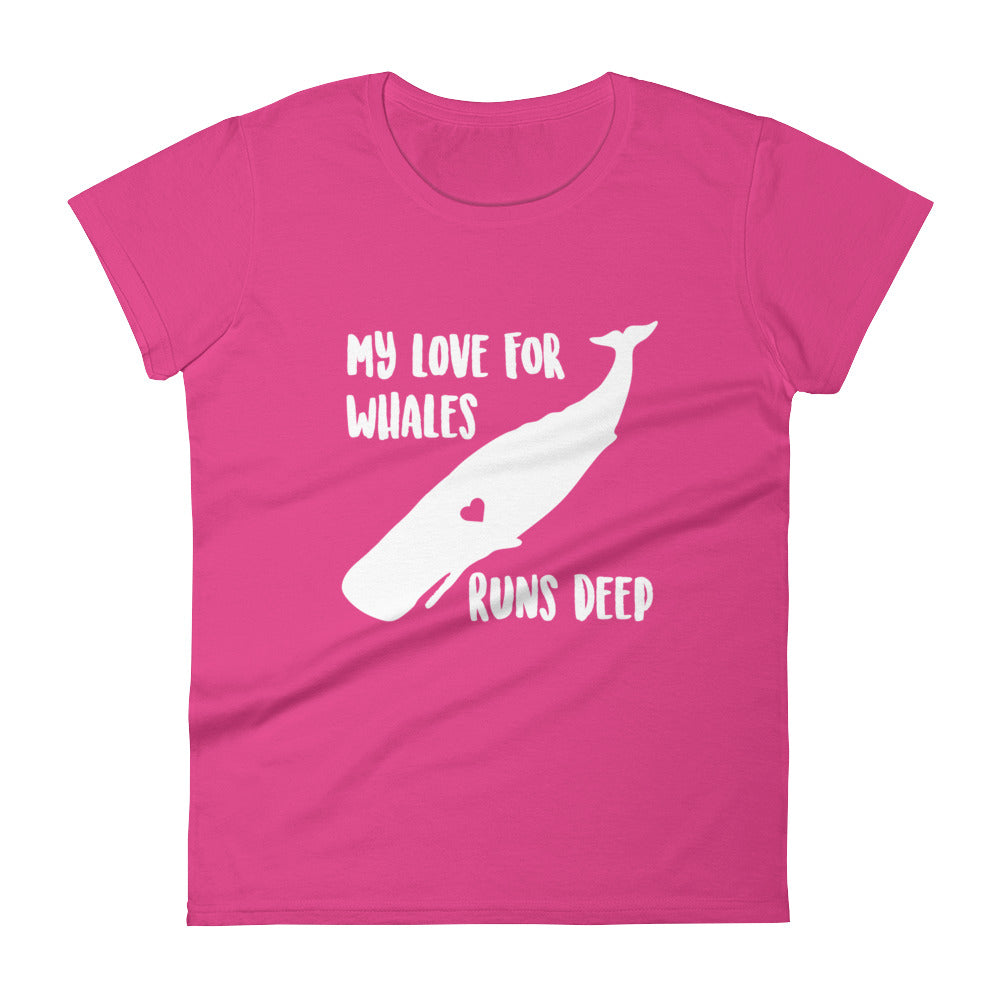 My Love Runs Deep Women's Shirt - Splashing Apparel