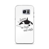 Dream in black and White Samsung Case - Splashing Apparel