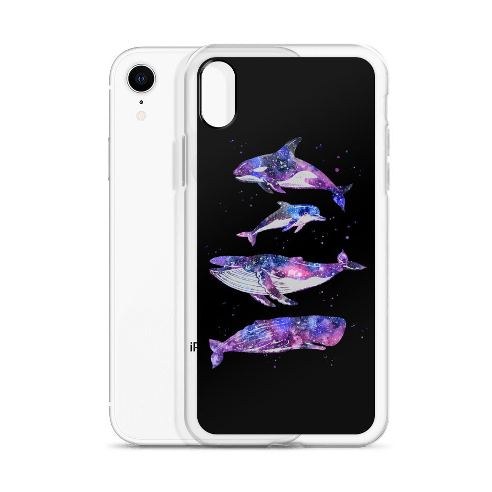 Cosmic Beauties iPhone Case Black - Splashing Apparel