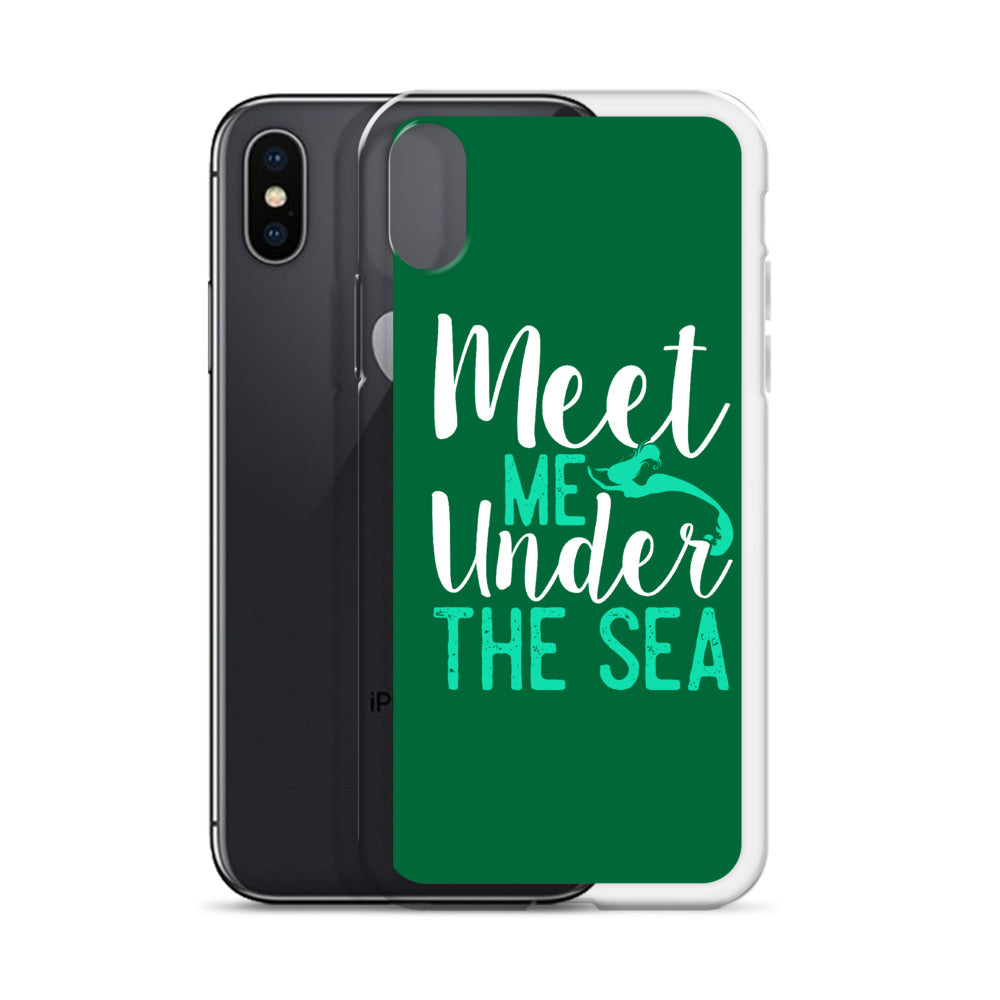 Meet Me Under the Sea iPhone Case Green - Splashing Apparel