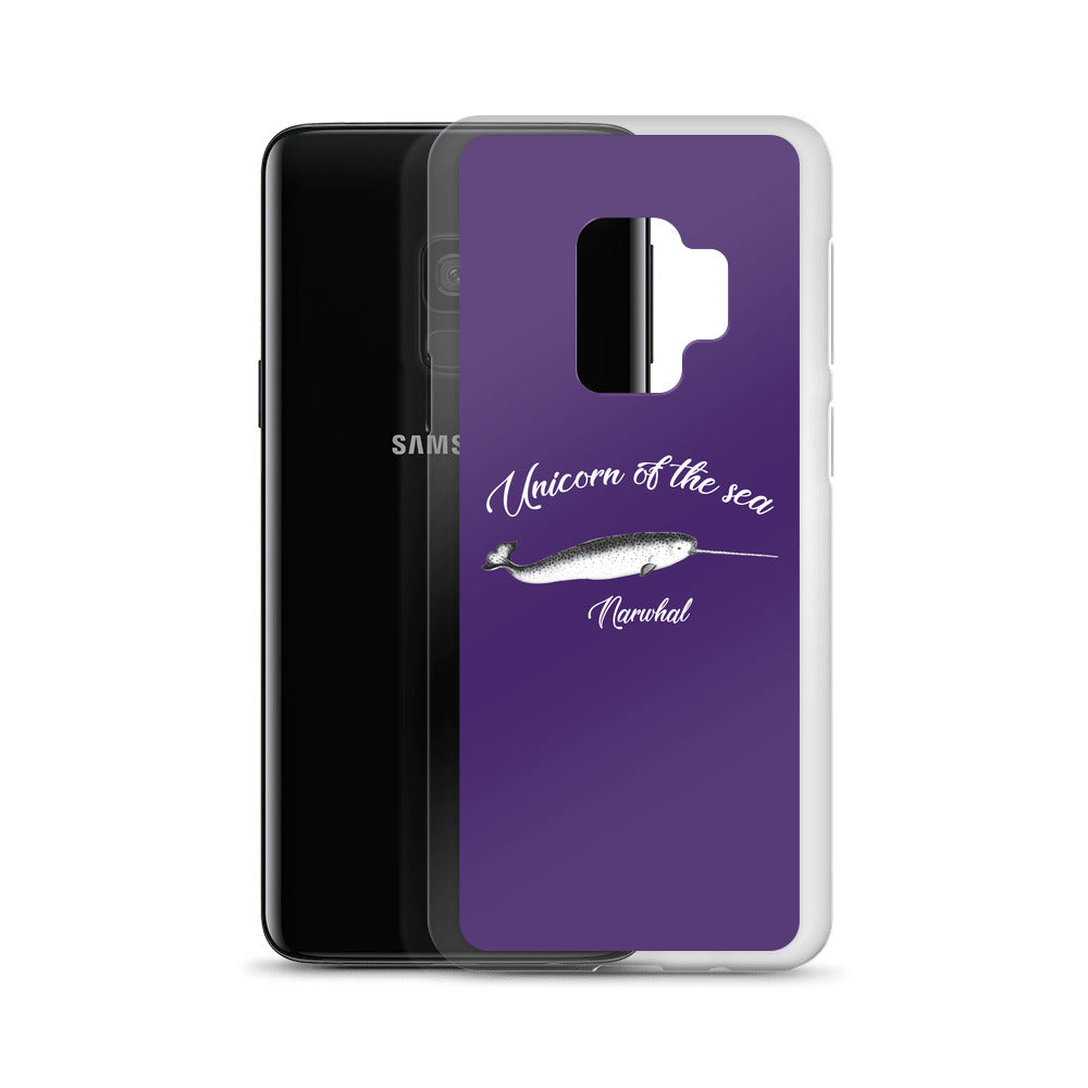 Unicorn of the Sea Samsung Case Purple - Splashing Apparel