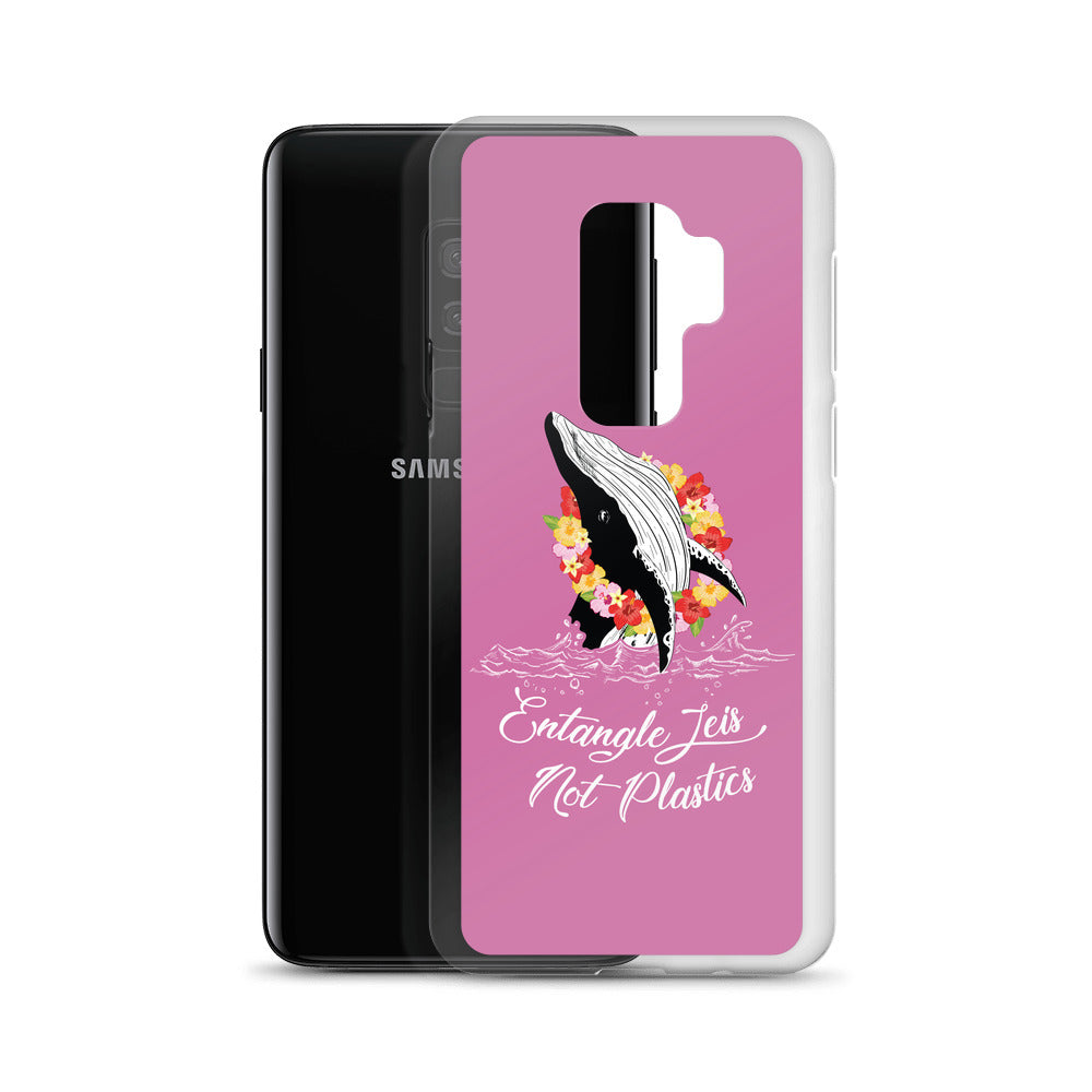 Entangle Leis Samsung Case Pink - Splashing Apparel