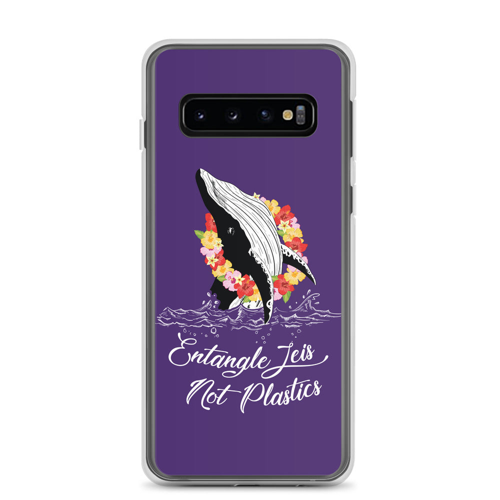 Entangle Leis Samsung Case Purple - Splashing Apparel
