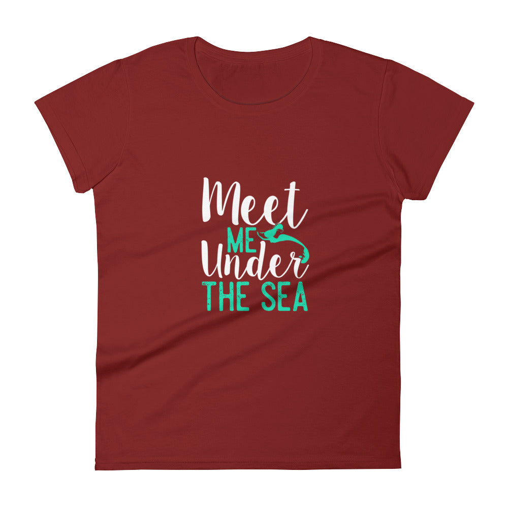 Meet Me Under the Sea Women's Shirt - Splashing Apparel