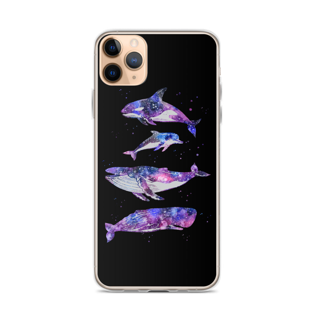 Cosmic Beauties iPhone Case Black - Splashing Apparel