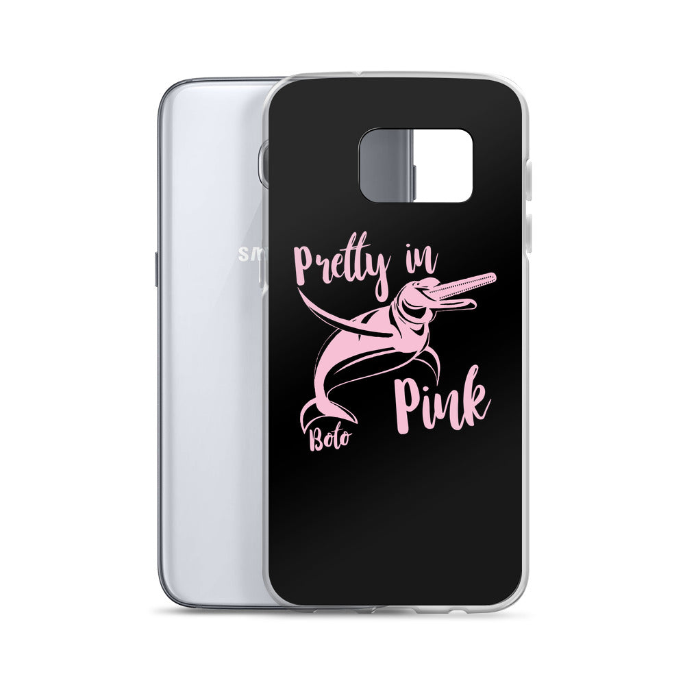 Pretty in Pink Samsung Case Black - Splashing Apparel