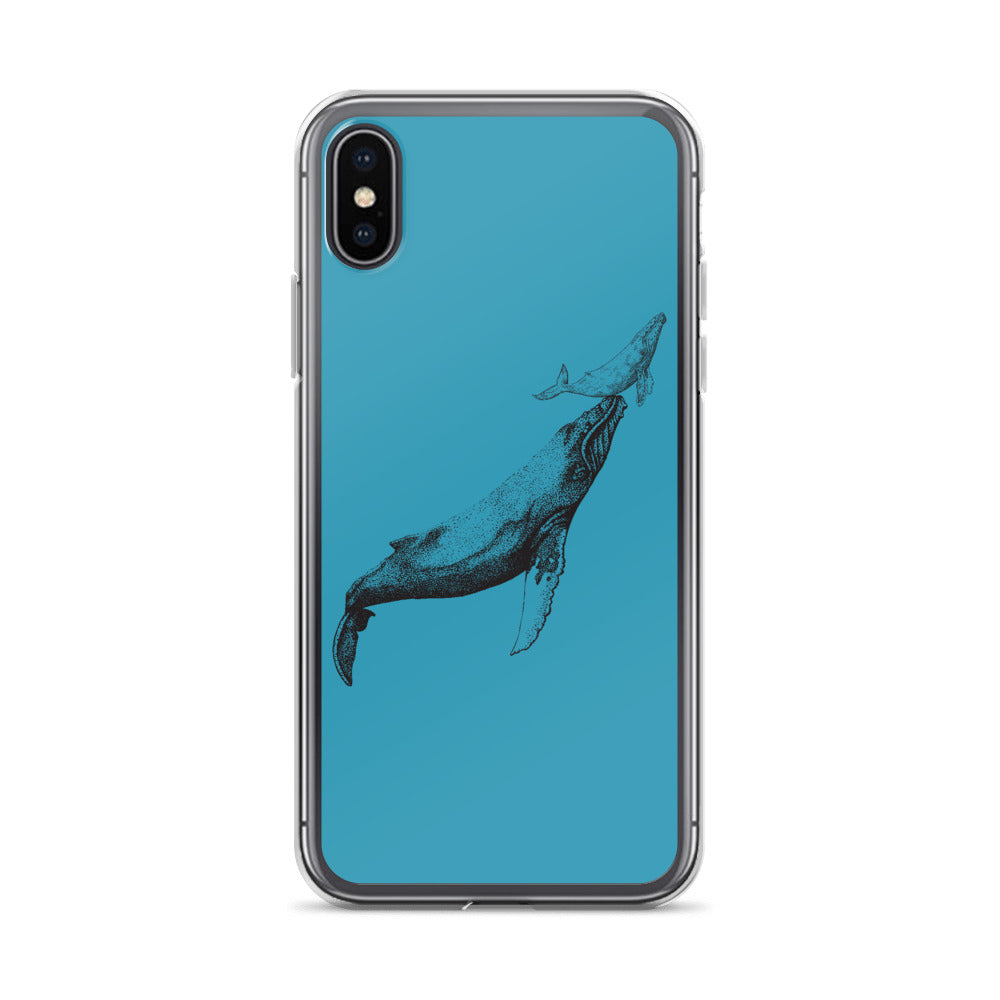 First Breath iPhone Case Blue - Splashing Apparel