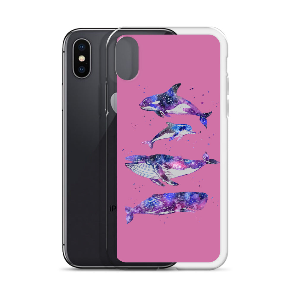 Cosmic Beauties iPhone Case Pink - Splashing Apparel