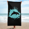 Dolphin Splash Towel - Splashing Apparel