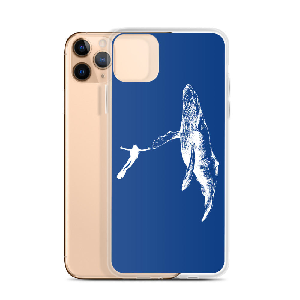 High Five iPhone Case Dark Blue - Splashing Apparel