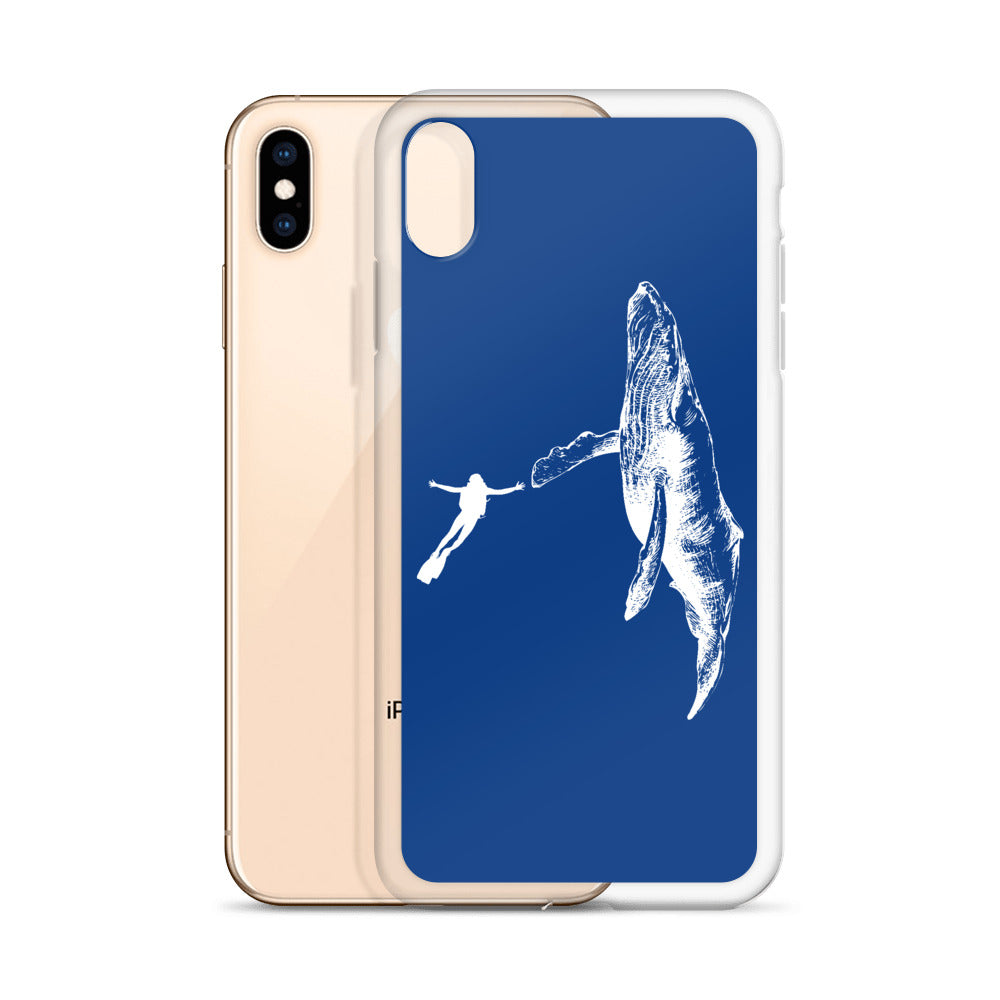 High Five iPhone Case Dark Blue - Splashing Apparel