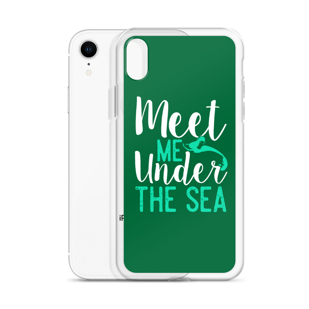 Meet Me Under the Sea iPhone Case Green - Splashing Apparel
