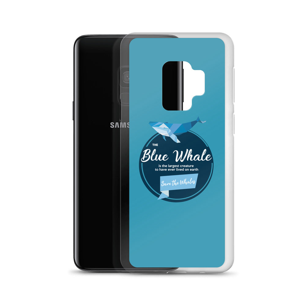 Blue Whale Samsung Case Blue - Splashing Apparel
