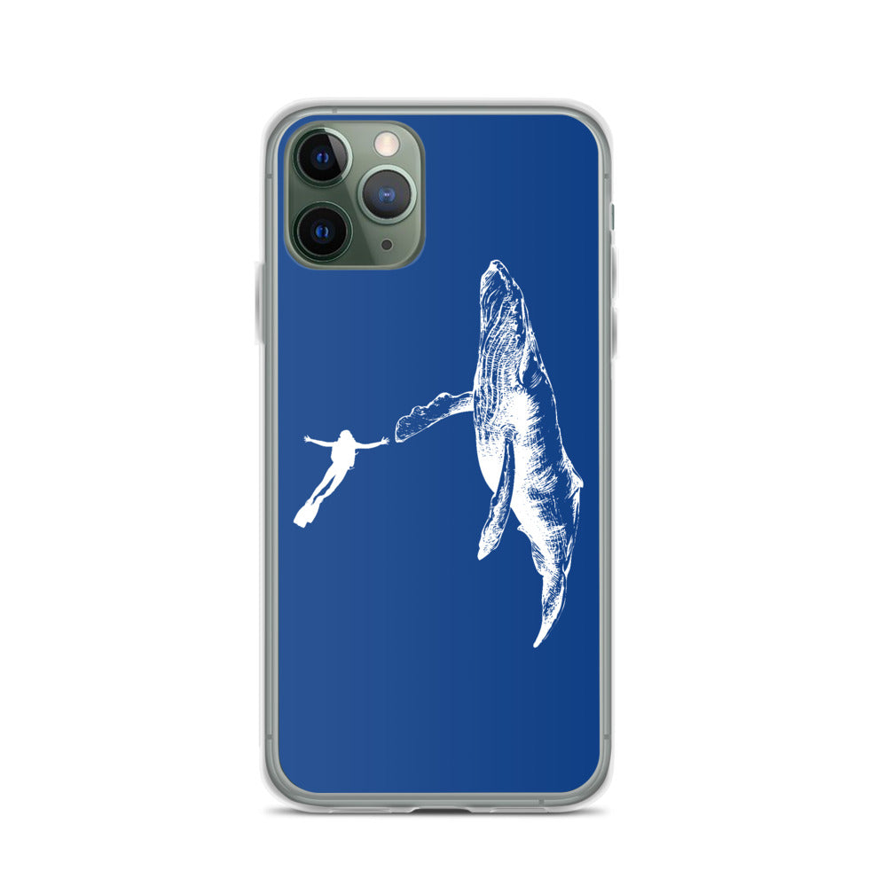 High Five iPhone Case Dark Blue - Splashing Apparel
