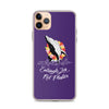 Entangle Leis Not Plastics iPhone Case Purple - Splashing Apparel
