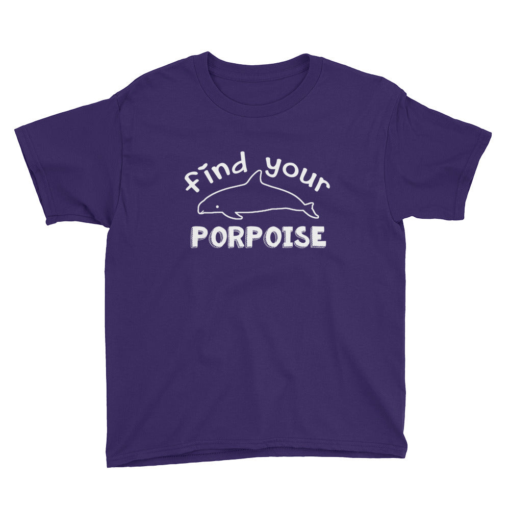 Find Your Porpoise Kids Shirt - Splashing Apparel