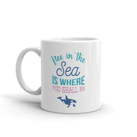 Free in the Sea Mug - Splashing Apparel