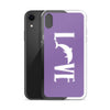 Love Dolphins iPhone Case Purple - Splashing Apparel