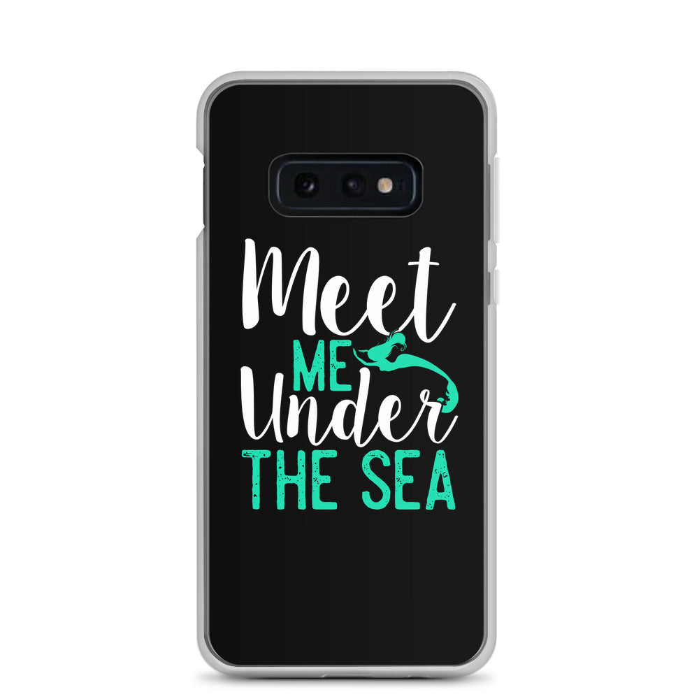 Meet Me Under the Sea Samsung Case Black - Splashing Apparel