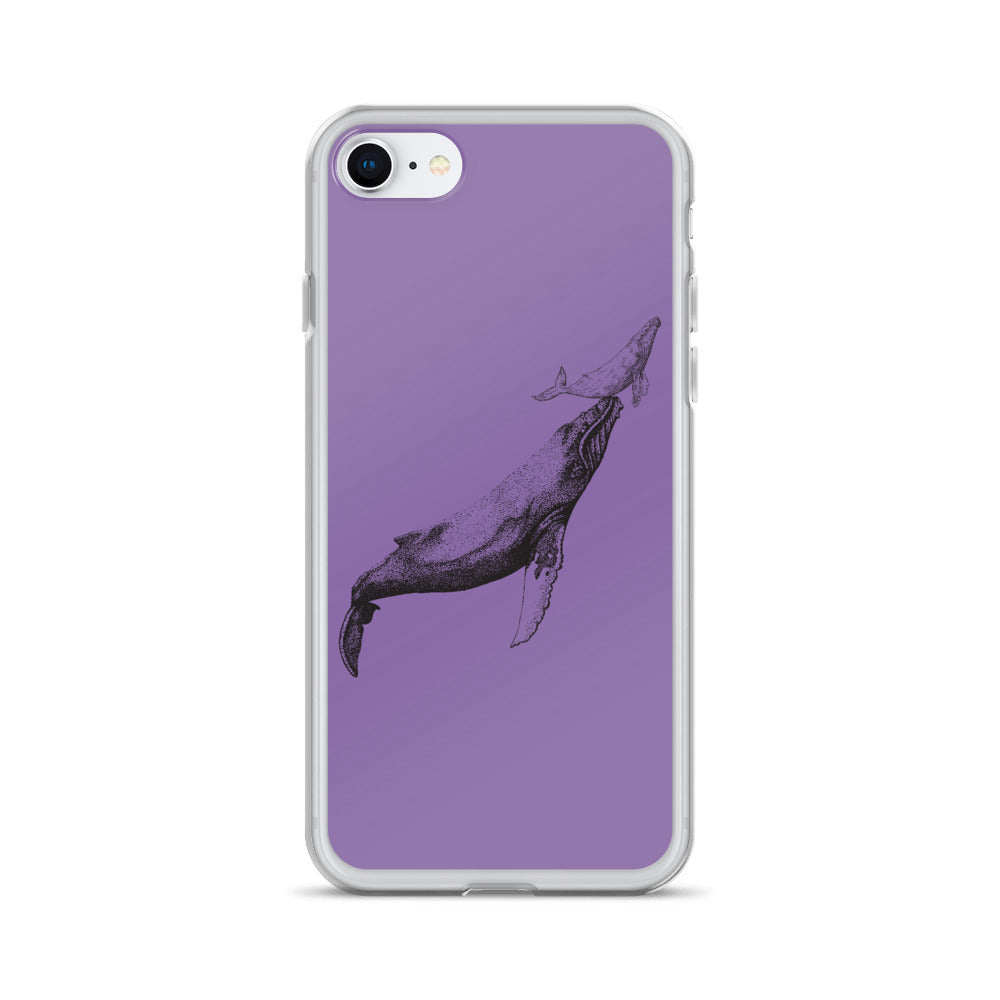 First Breath iPhone Case Purple - Splashing Apparel
