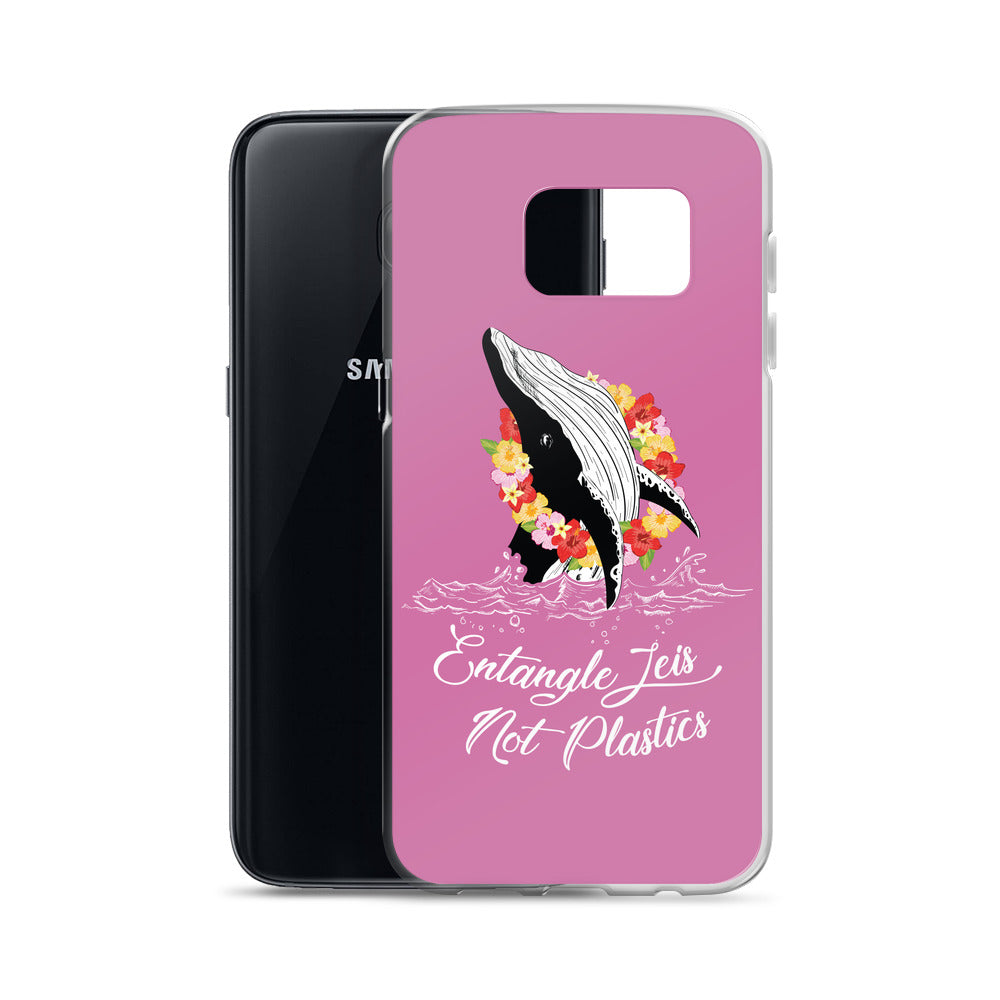 Entangle Leis Samsung Case Pink - Splashing Apparel