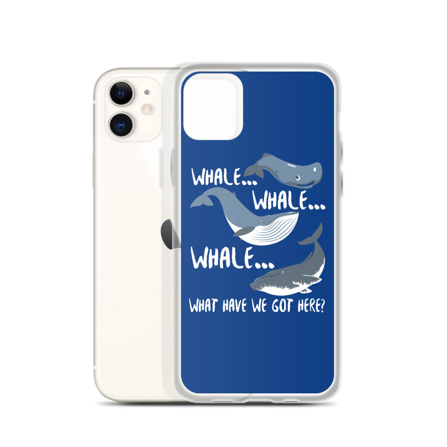 Whale Whale Whale iPhone Case - Splashing Apparel