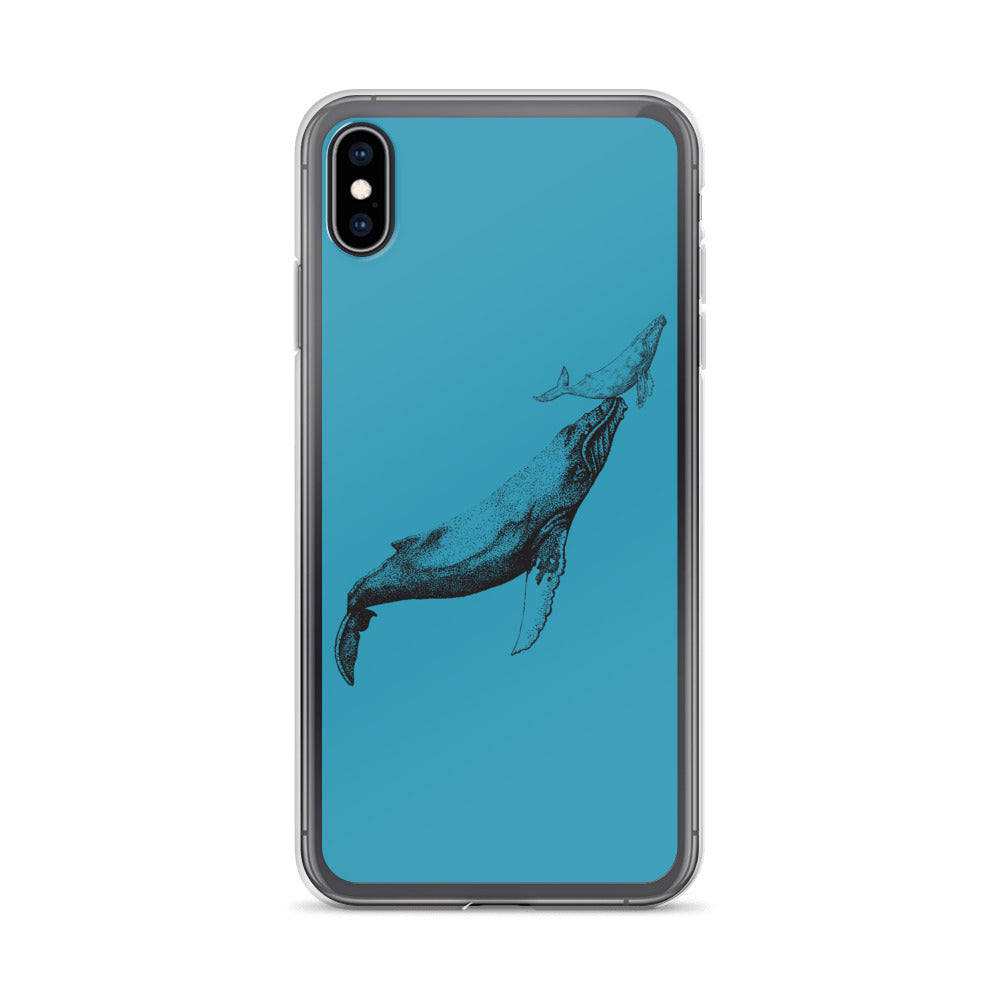 First Breath iPhone Case Blue - Splashing Apparel