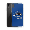 Dream in Black and White iPhone Case Dark Blue - Splashing Apparel