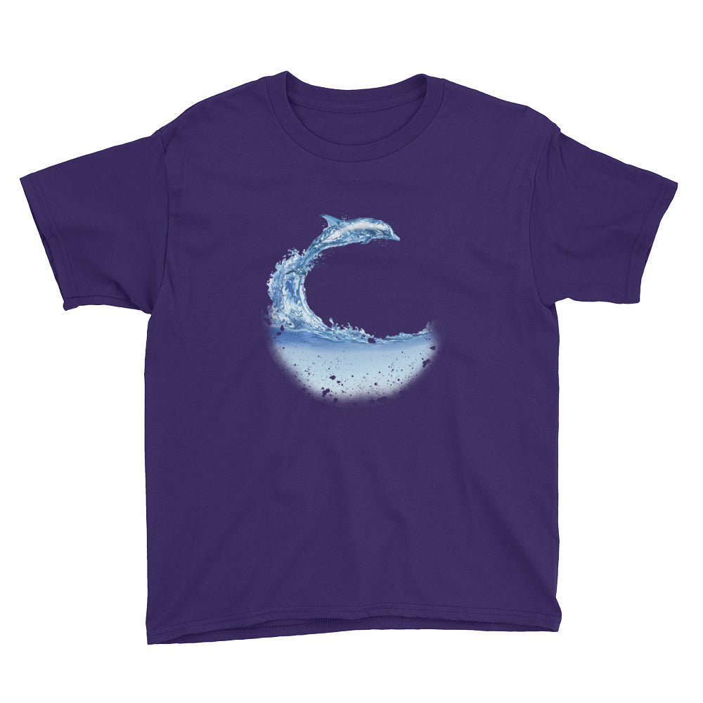 Aqua Dolphin Kids Shirt - Splashing Apparel
