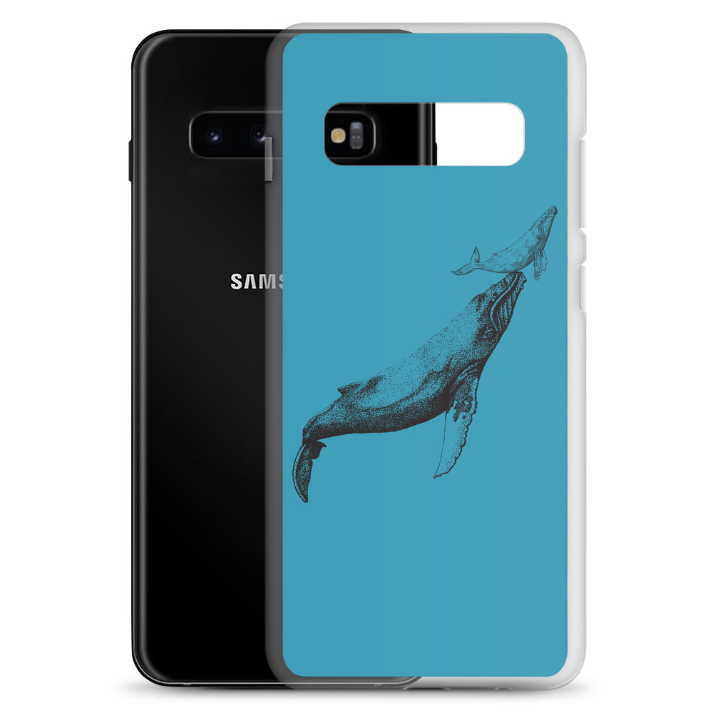 First Breath Samsung Case Blue - Splashing Apparel