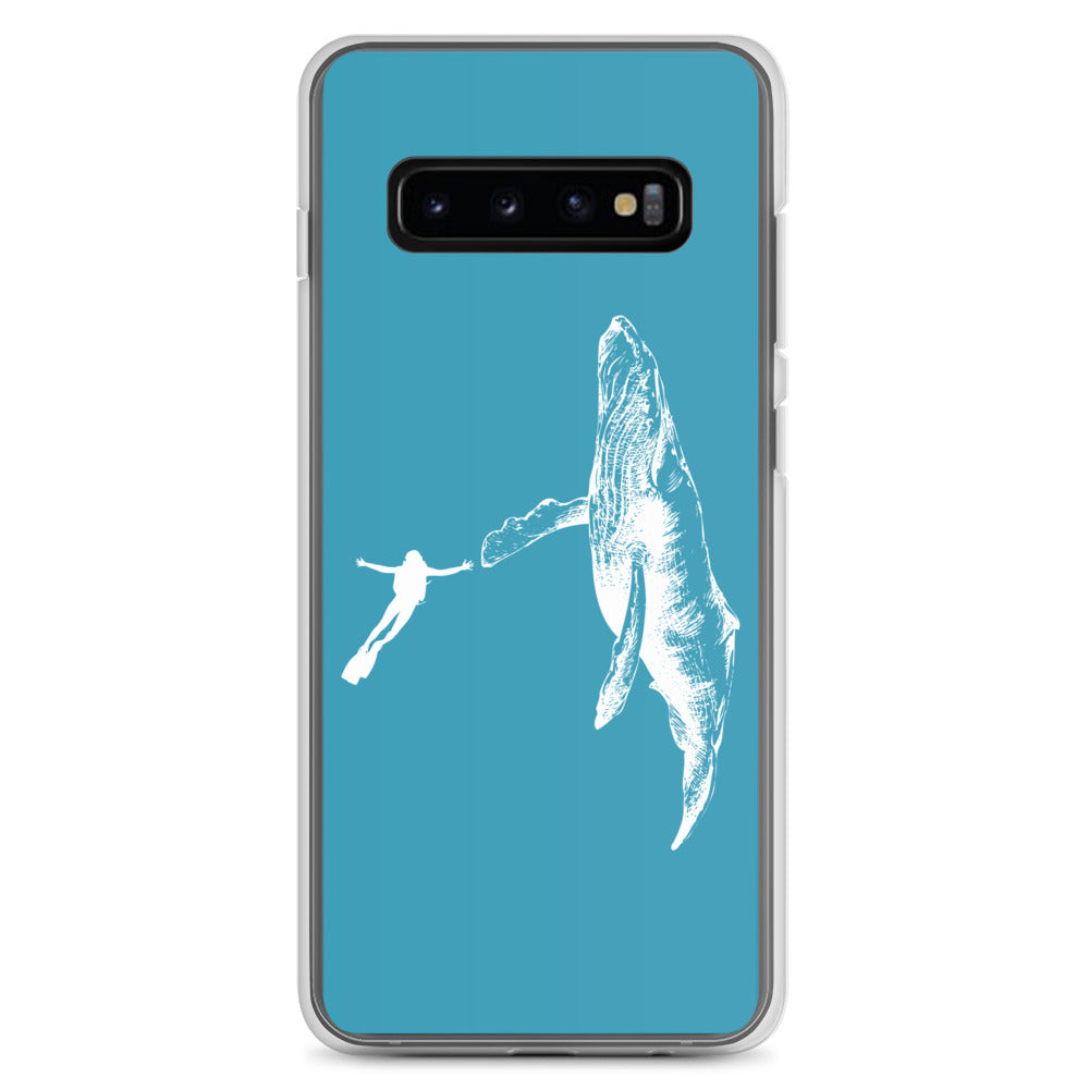 High Five Samsung Case Blue - Splashing Apparel
