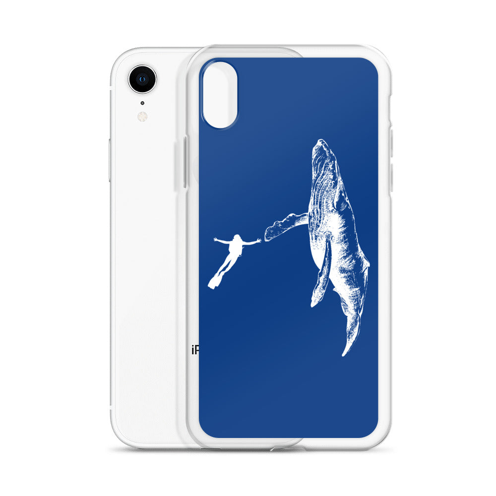 High Five iPhone Case Dark Blue - Splashing Apparel