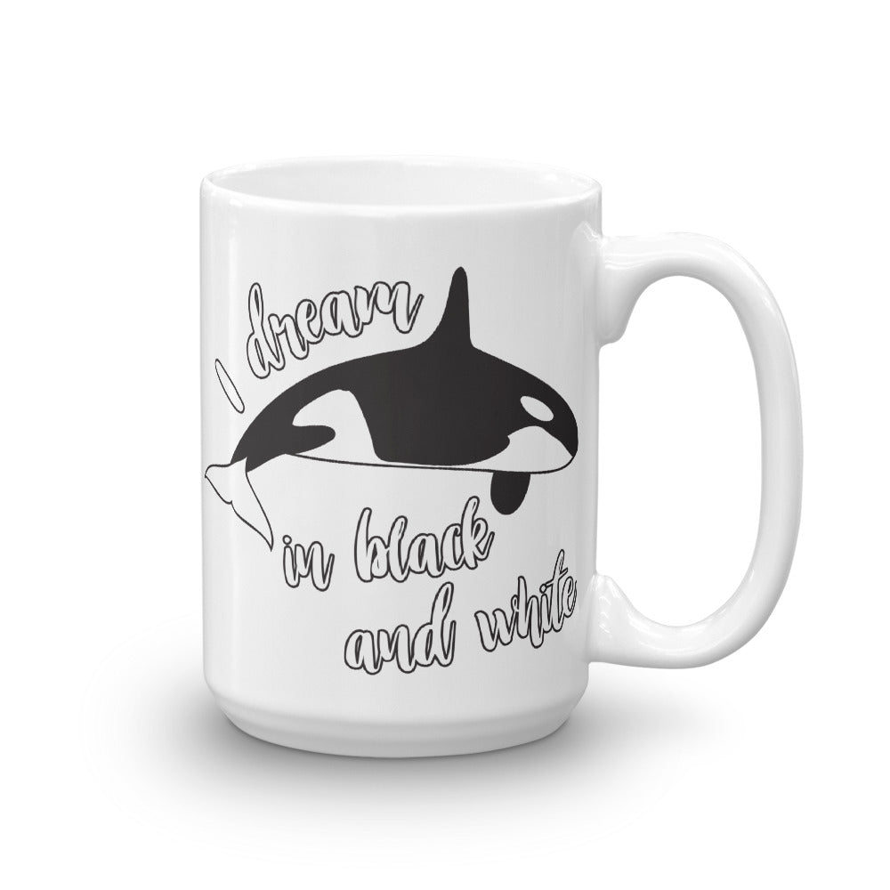 Dream in Black and White Mug
