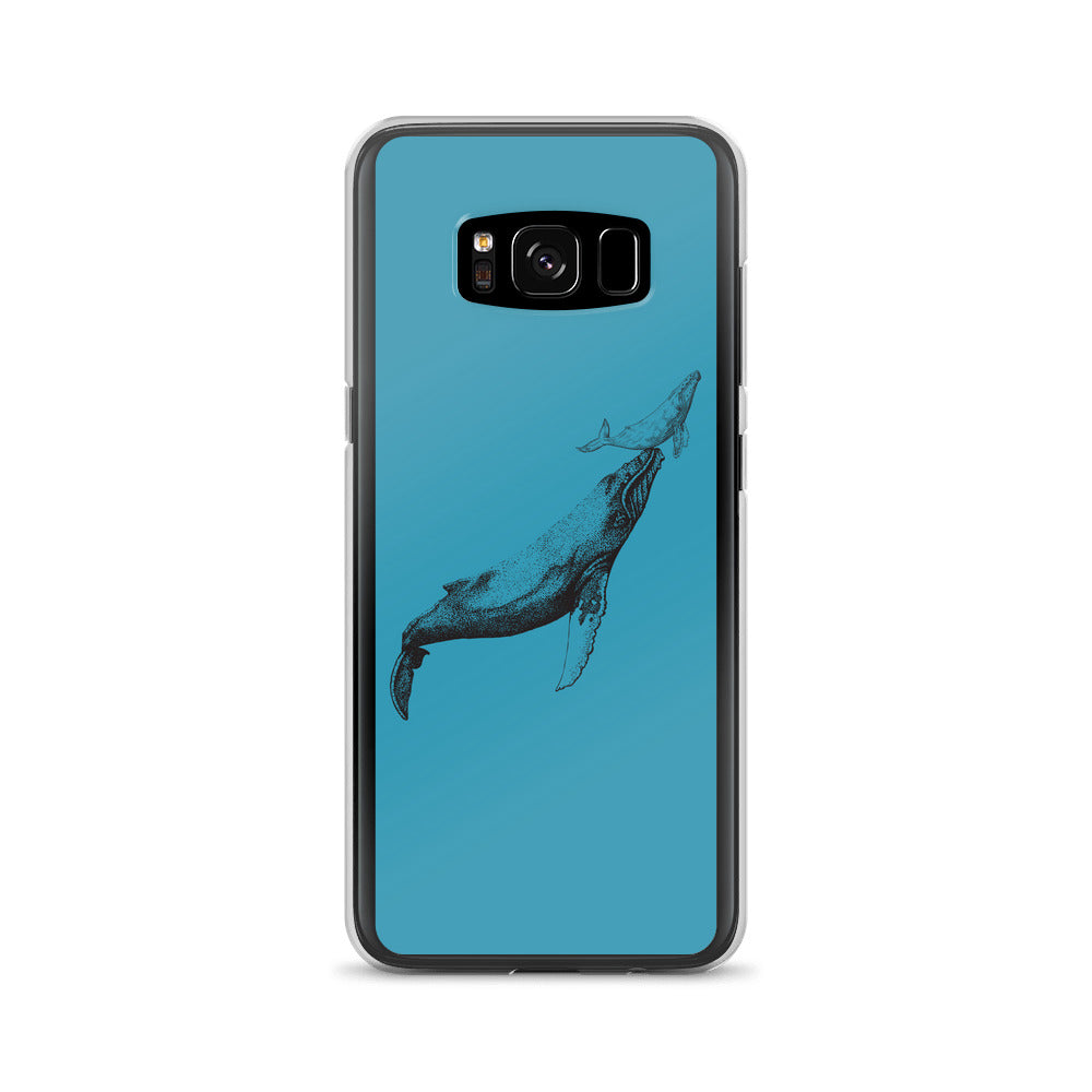 First Breath Samsung Case Blue - Splashing Apparel