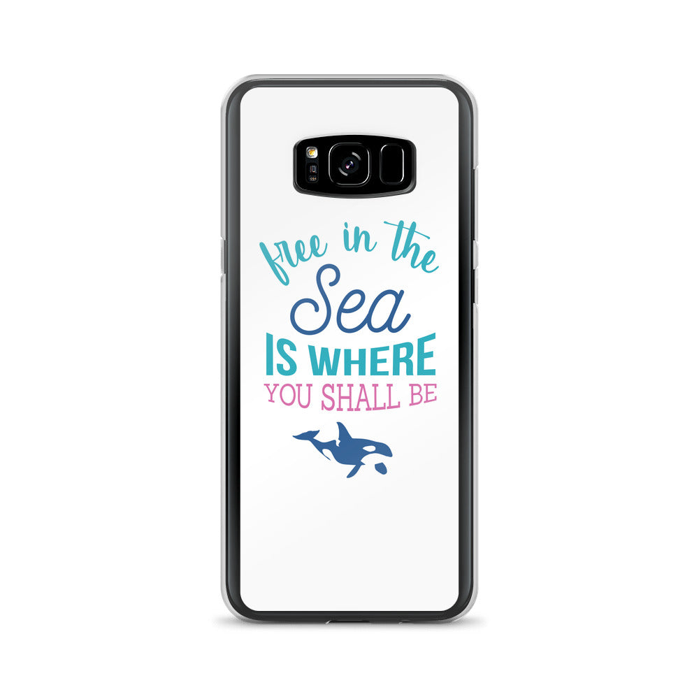 Free in the Sea Samsung Case - Splashing Apparel