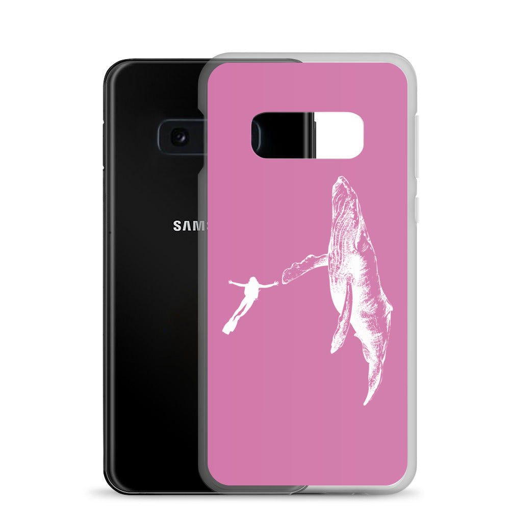 High Five Samsung Case Pink - Splashing Apparel