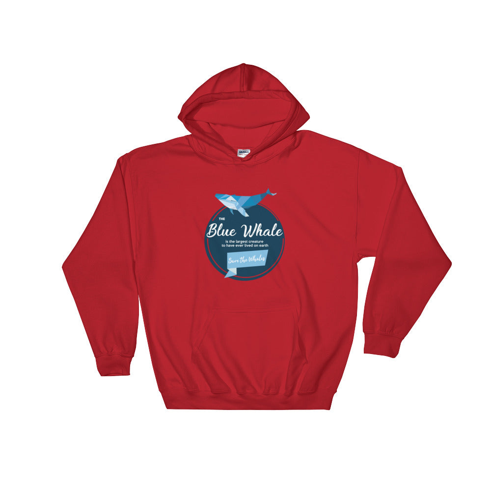 Blue Whale Hoodie - Splashing Apparel