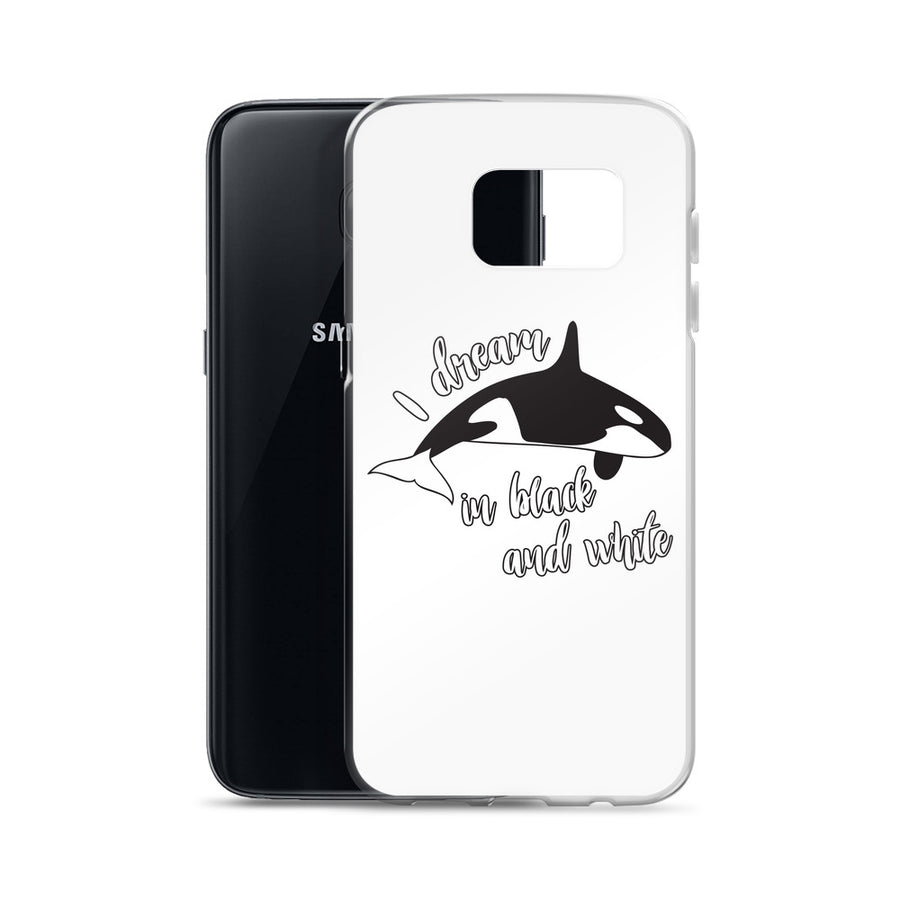 Dream in black and White Samsung Case - Splashing Apparel