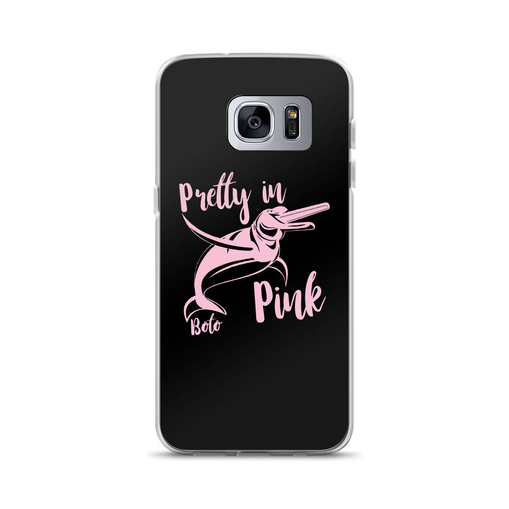 Pretty in Pink Samsung Case Black - Splashing Apparel