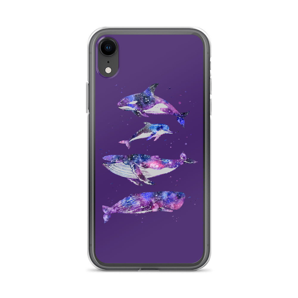 Cosmic Beauties iPhone Case Purple - Splashing Apparel