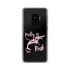 Pretty in Pink Samsung Case Black - Splashing Apparel